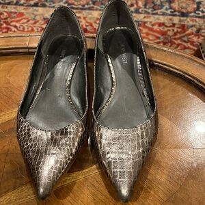 Nine West kitten flats copper gold Color 9.5 M